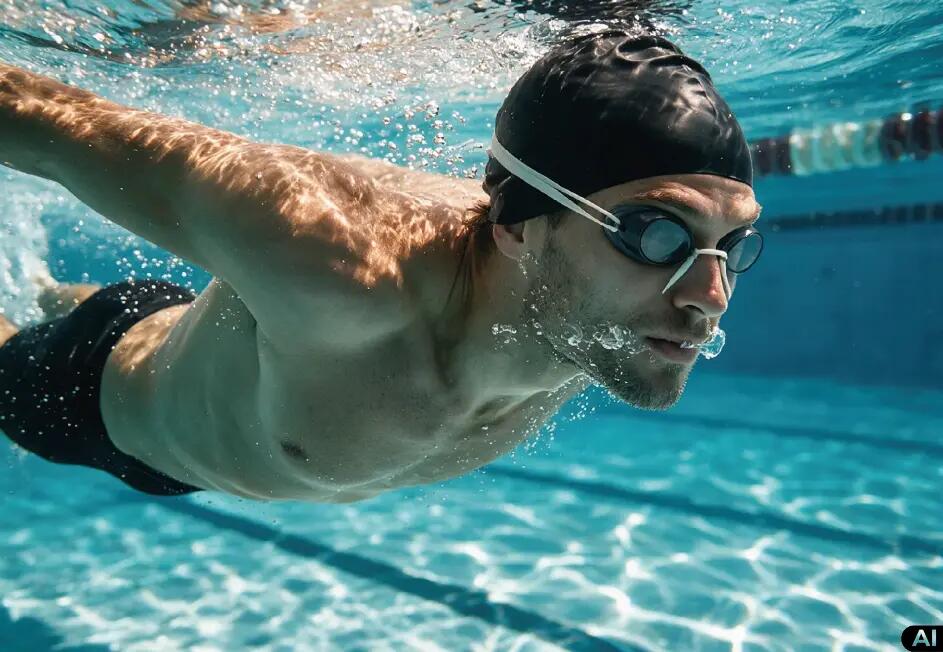 Okulary do pływania na basen dla dorosłych pływackie Aqua-Sport Szwedki 4/6