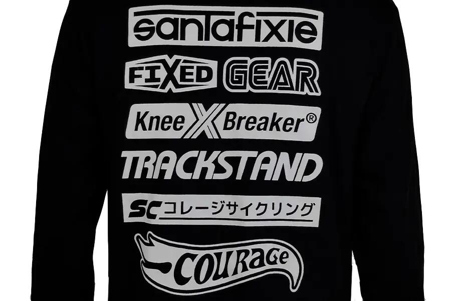 Camiseta Manga Larga Santafixie x Courage Limited Edition Negro 7/7