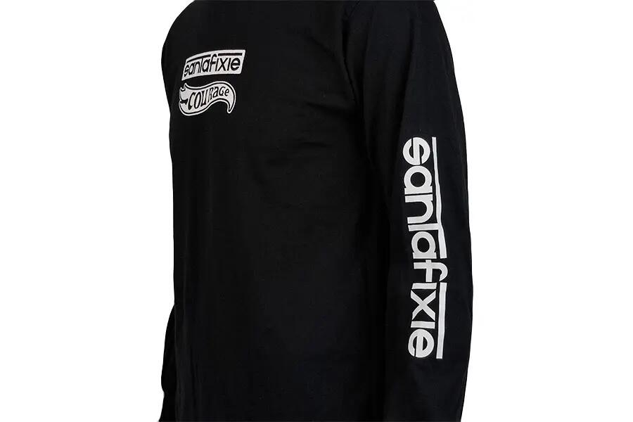 Camiseta Manga Larga Santafixie x Courage Limited Edition Negro 4/7