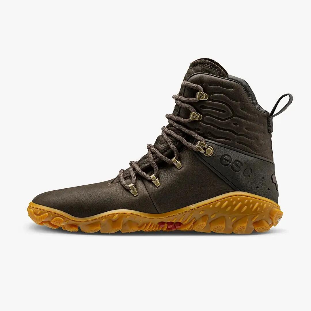 Męskie turystyczne buty barefoot Vivobarefoot TRACKER WINTER II SG MENS OBSIDIAN 5/7