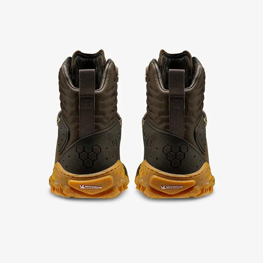 Męskie turystyczne buty barefoot Vivobarefoot TRACKER WINTER II SG MENS OBSIDIAN 4/7