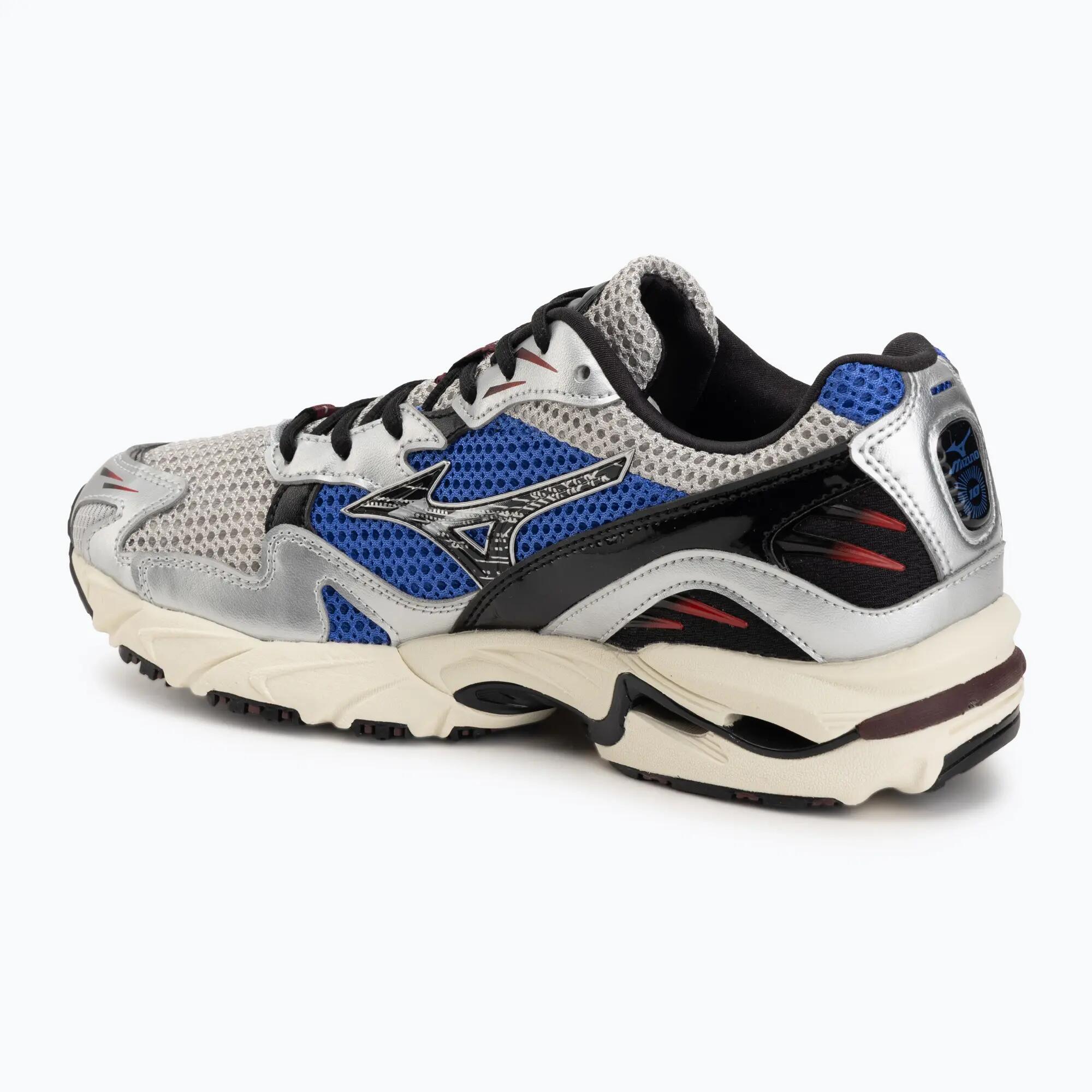 Mizuno Wave Rider 10 Sport Harbor Mist / Black / Dazzling Blue 3/7