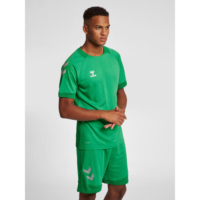 Hmllead S/S Poly Jersey Maillot Manches Courtes Homme
