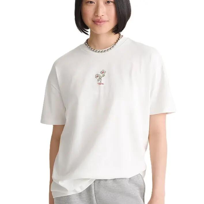 T shirt Vans Hand Drawn Final White 6/6
