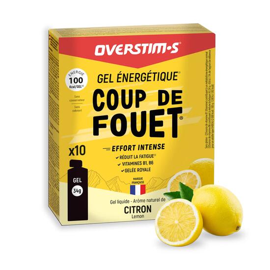 Gel énergie instantanée Coup de Fouet - Citron - 10X34G
