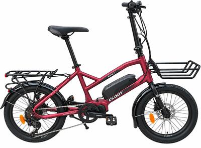 Cargo ebike volt lite 3.0 shimano e5000 middenmotor alivio 540wh bordeaux