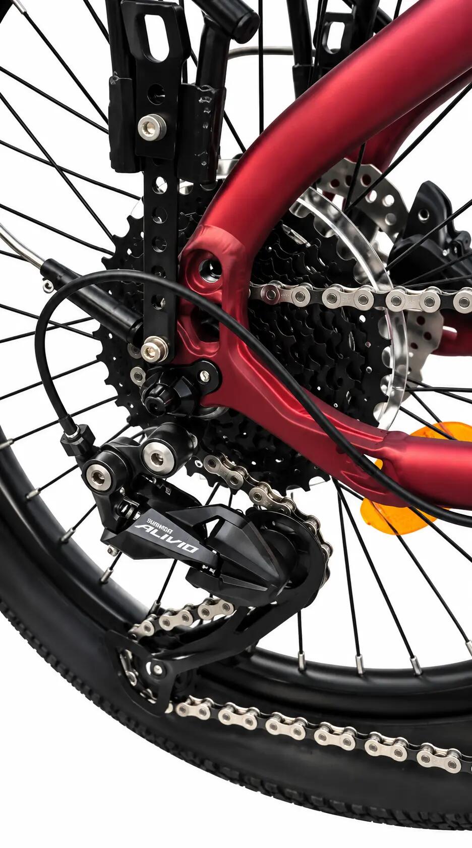 Cargo Ebike VOLT LITE 3.0 Motor Central Shimano E5000 Alivio 540Wh Bordeaux 8/15
