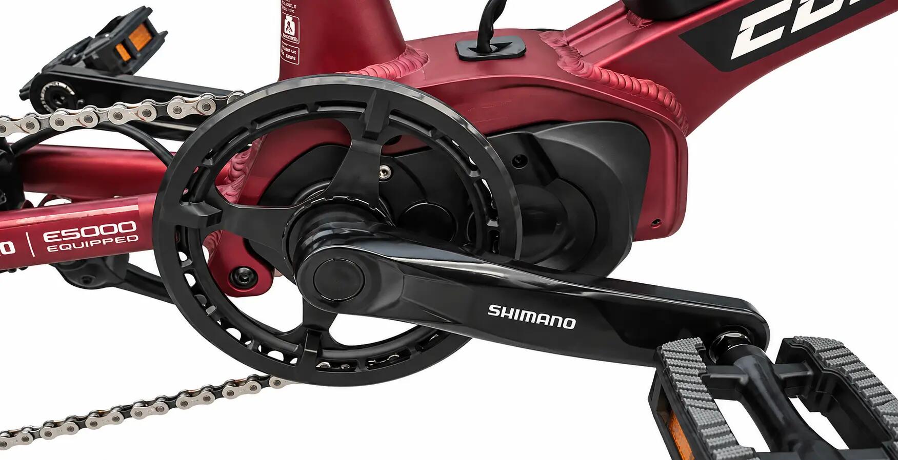 Cargo Ebike VOLT LITE 3.0 Motor Central Shimano E5000 Alivio 540Wh Bordeaux 7/15