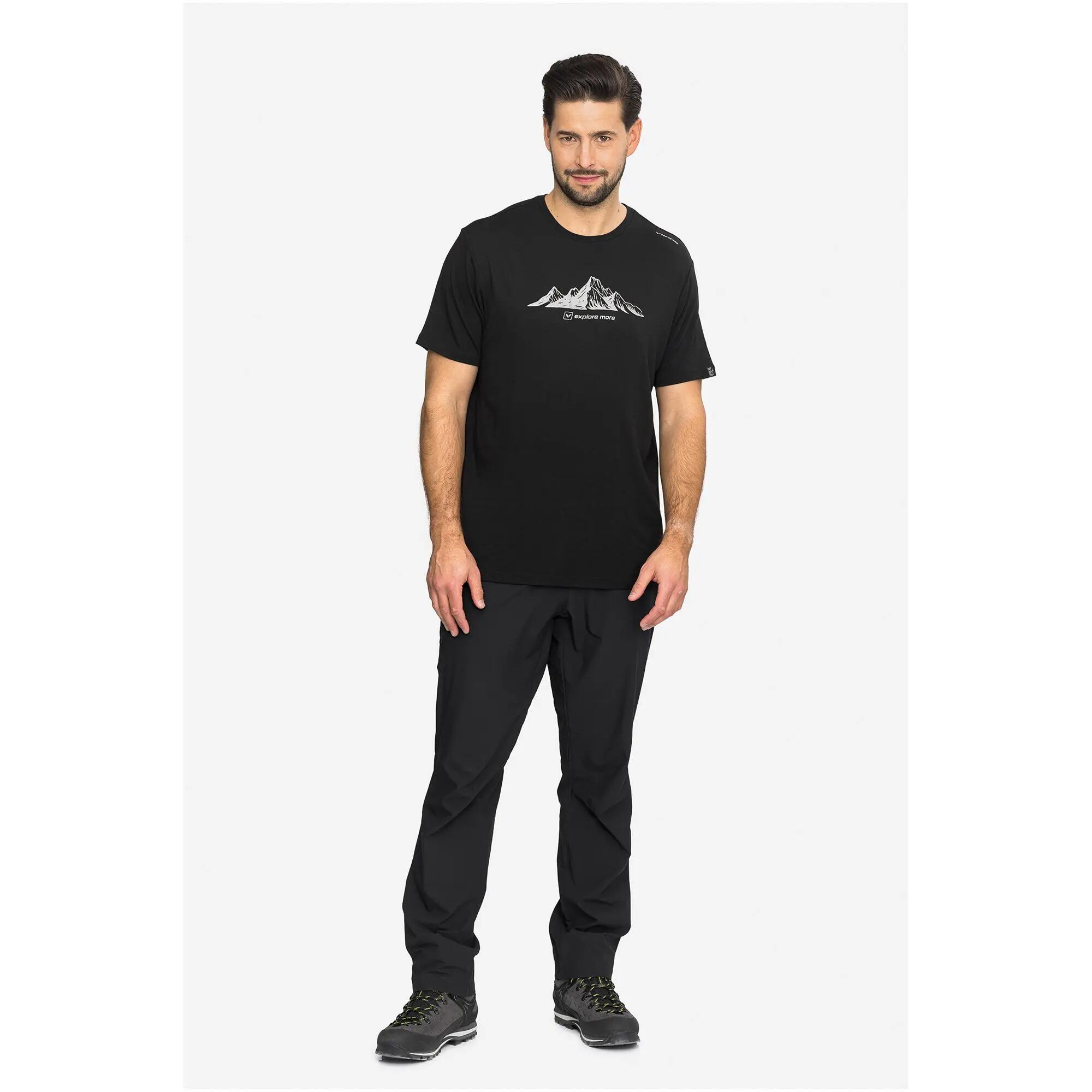 Trekking-T-Shirt Herren Lenta Bamboo Light 5/7