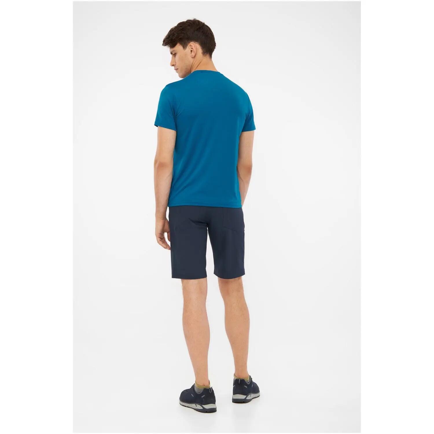 Tee-shirt Randonnée Homme en Bambou VIKING "Lenta Bamboo Light Man" Bleu 4/8