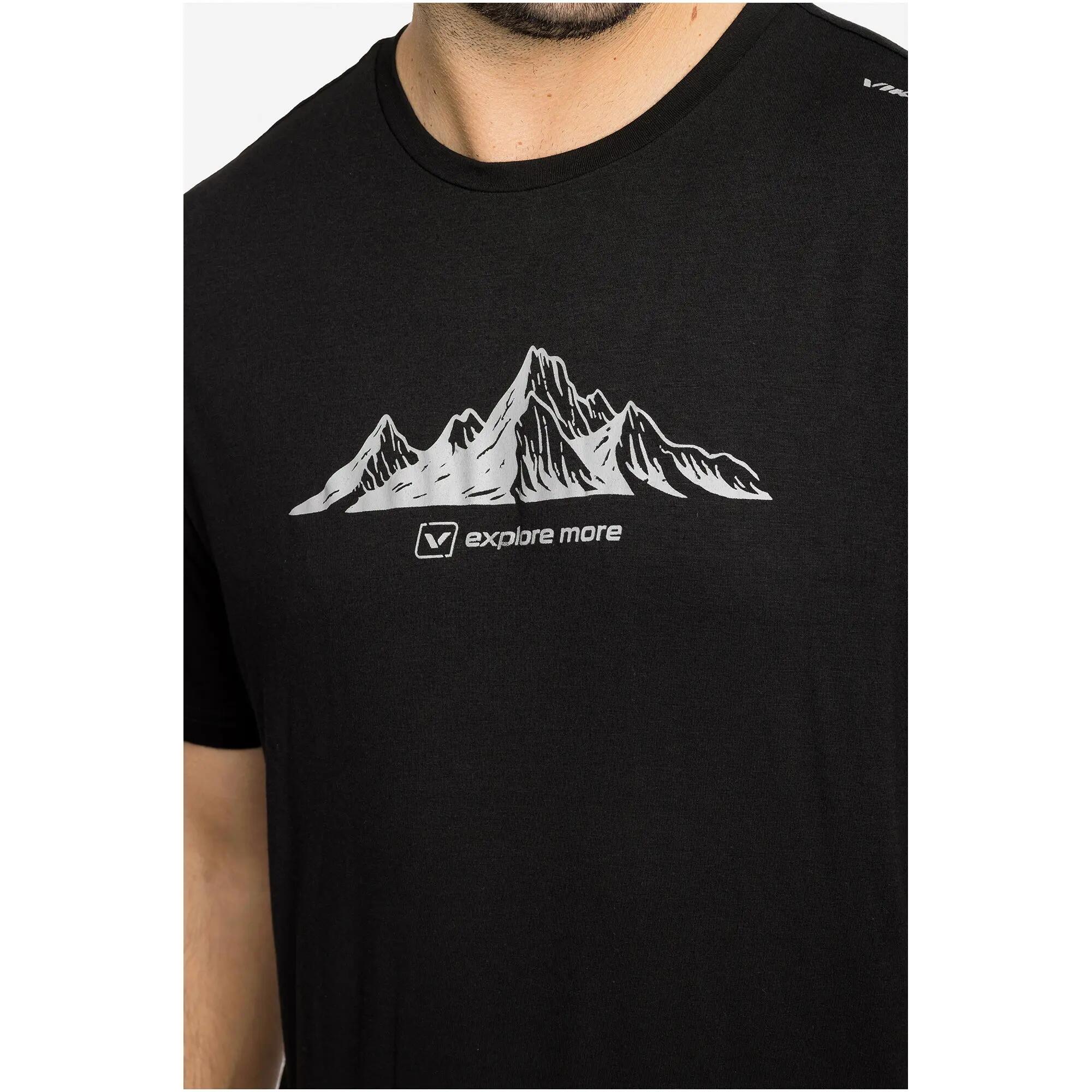 Trekking-T-Shirt Herren Lenta Bamboo Light 3/7