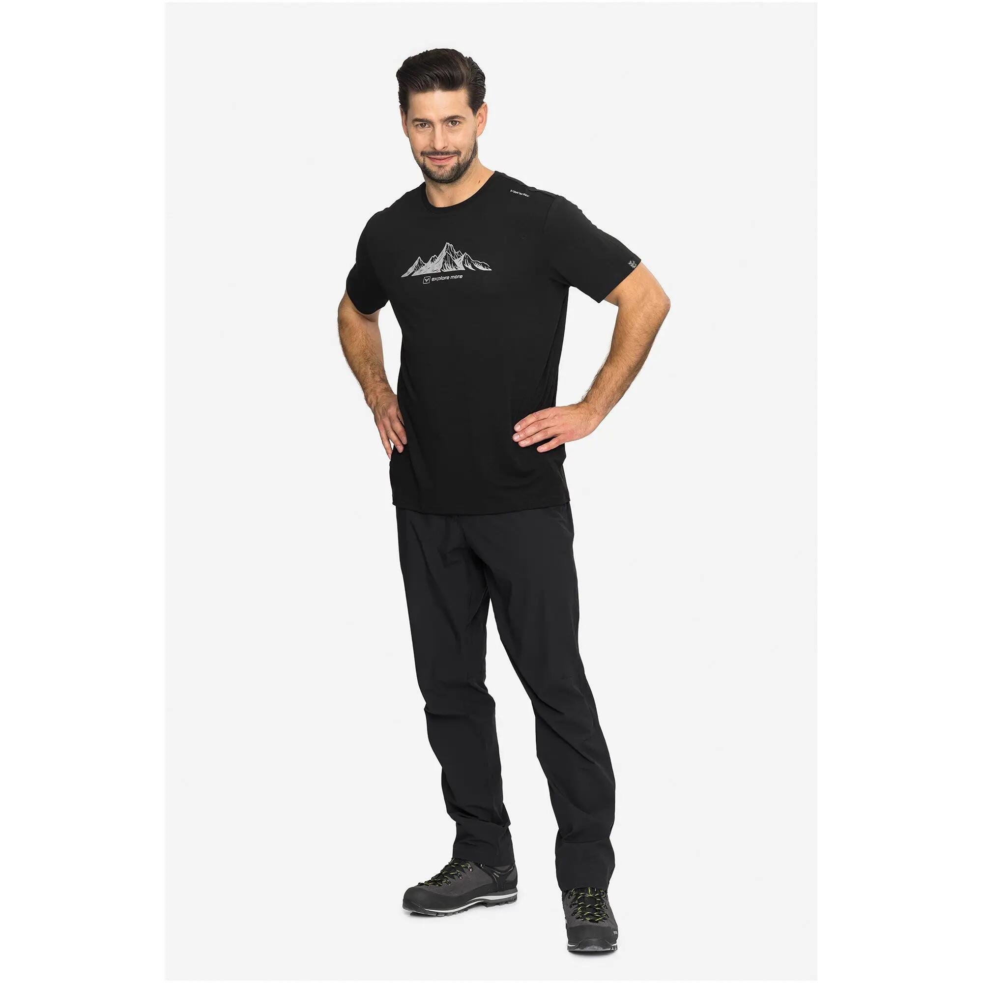Trekking-T-Shirt Herren Lenta Bamboo Light 2/7