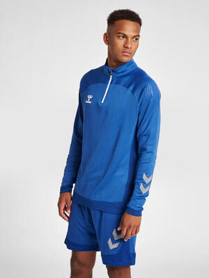 Zip Sudadera Hmllead Multideporte Hombre Diseño Ligero De Secado Rápido Hummel