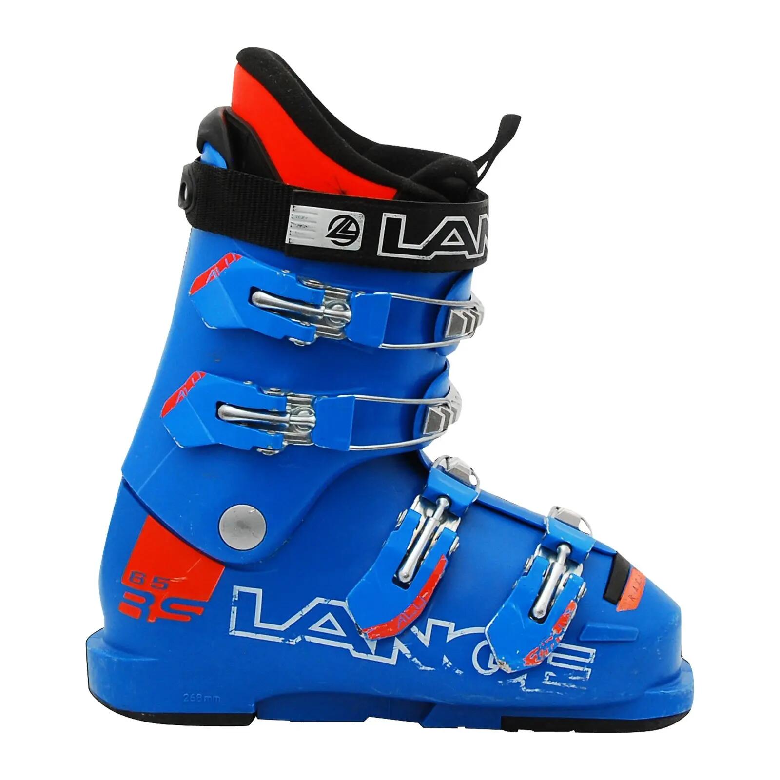 RECONDITIONNE - Chaussure De Ski Junior Lange Rs 65_4 Crochets + 2/5