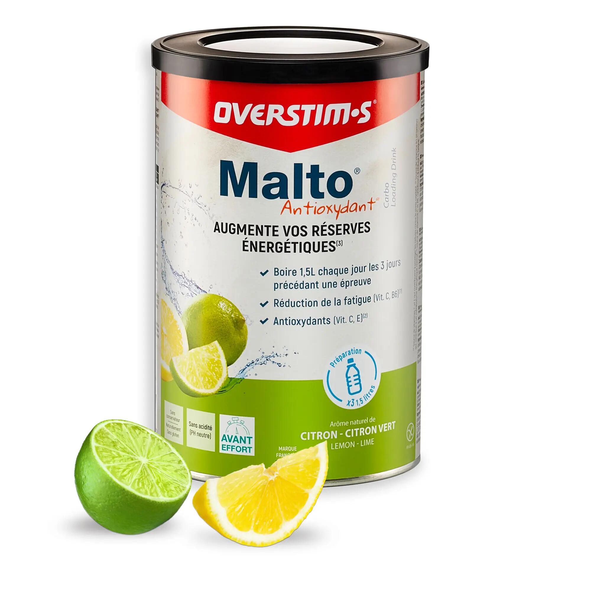 Energiedrank – Malto Antioxidant – Citroen-Limoen – 450 g 1/9