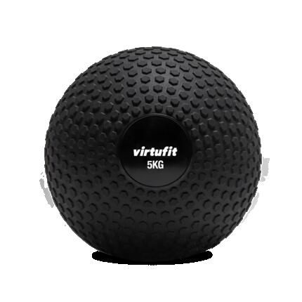 Slam Ball - Ballon Fitness - Ballon Functional training - 12 kg - Noir