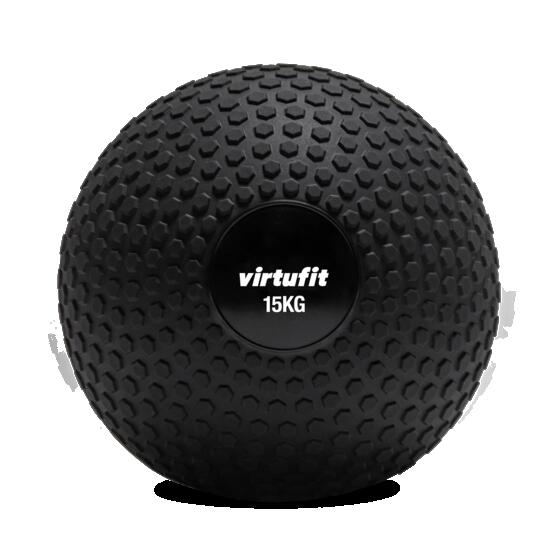 Slam Ball - Ballon Fitness - Ballon Functional training - 12 kg - Noir