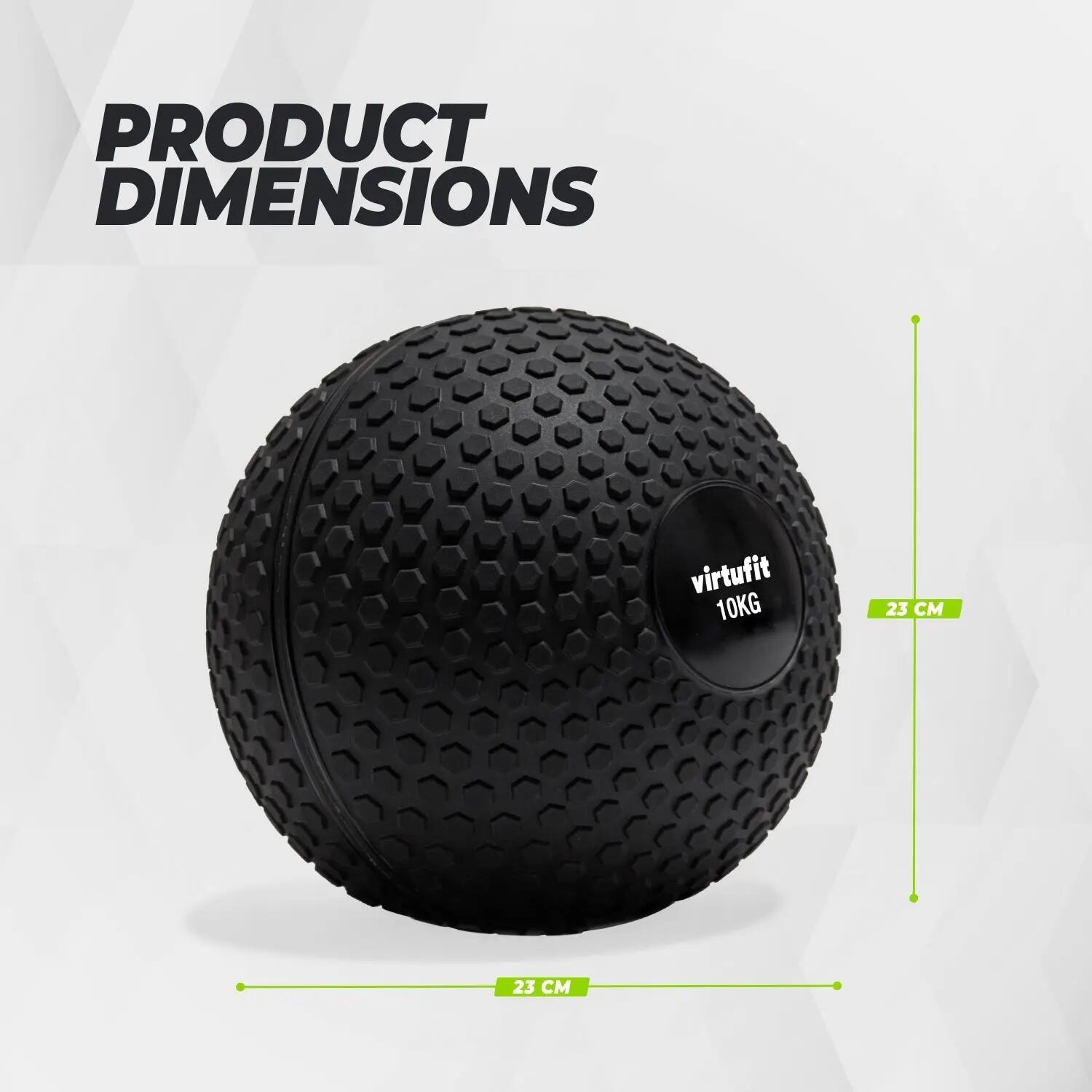 Slam Ball - Fitness Ball - Black - 10 kg 4/7