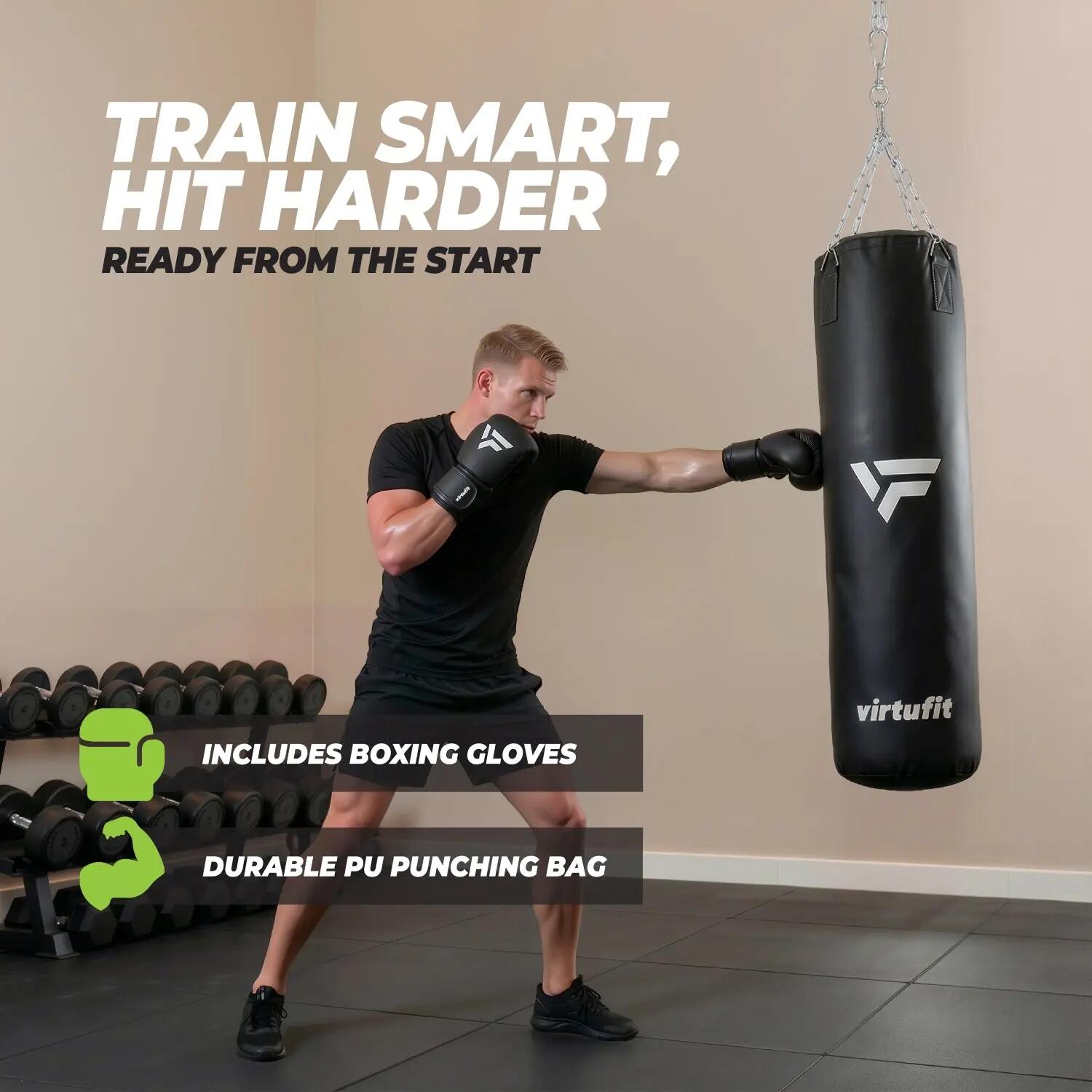 Conjunto de boxe - Conjunto de boxe - Saco de boxe e luvas de boxe 3/7