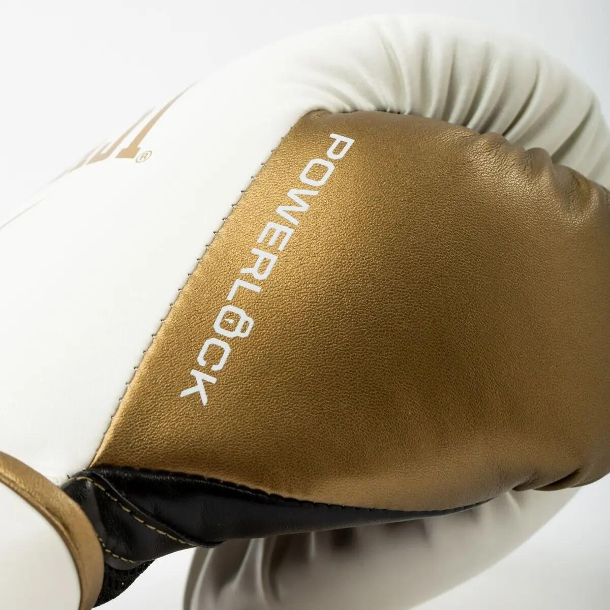 Bokshandschoenen - Powerlock 2R - Wit/Goud 6/6