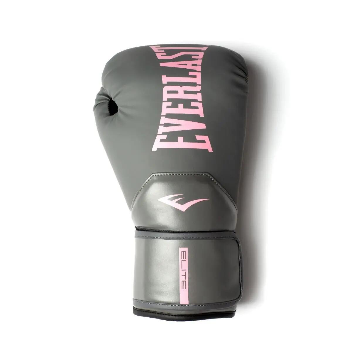 Guantes de boxeo - Elite 2 - Gris/Rosa 2/5