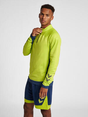 Halve rits sweatshirt hmllead heren