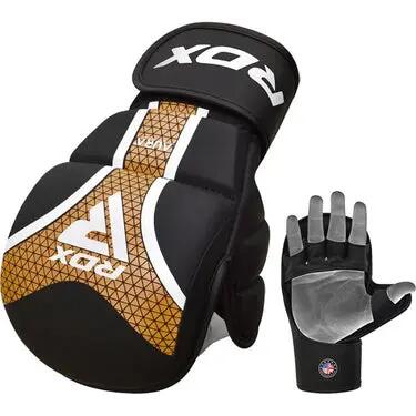 Aura+ T-17 Shooter MMA Handschoenen Zwart/Goud - Zwart/Goud - XL 4/7