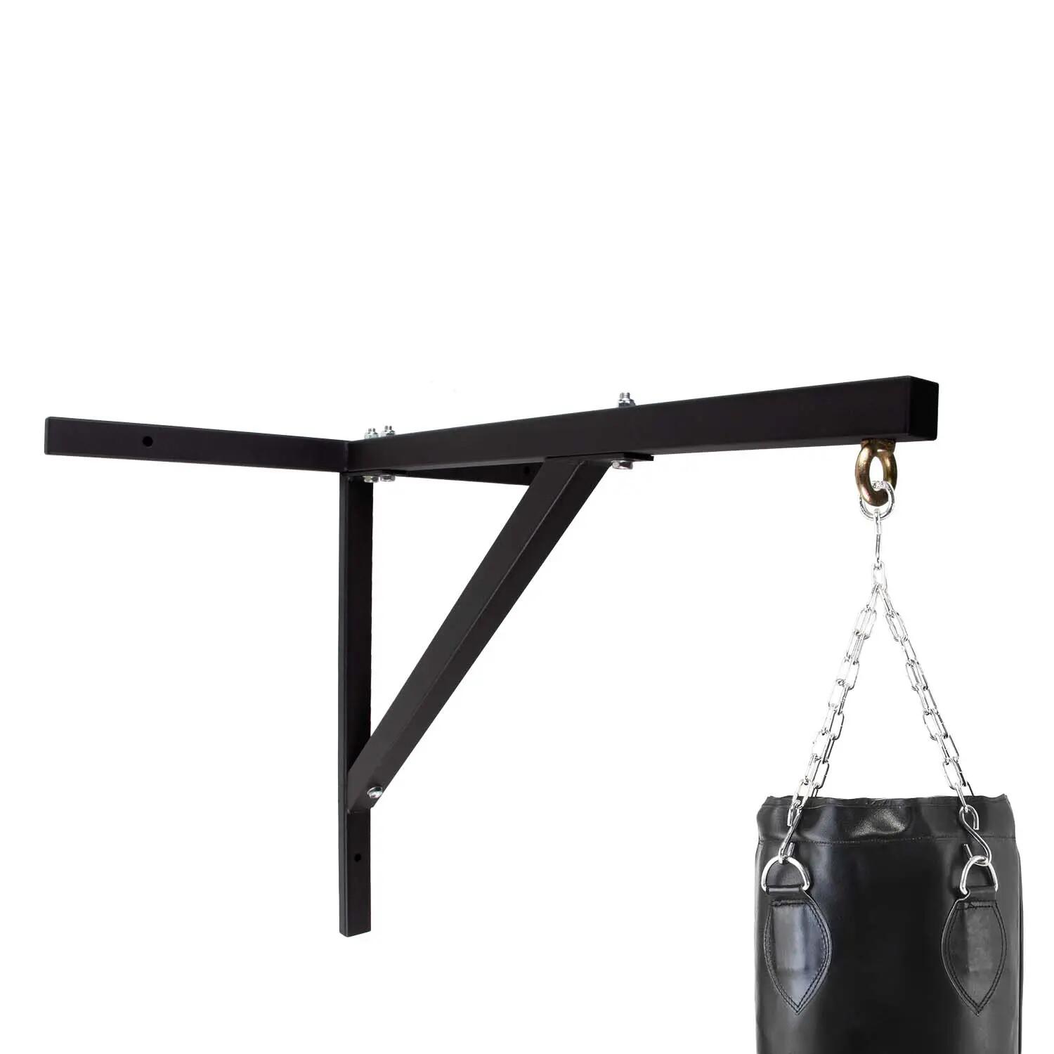 Support mural pour sac de frappe  avec barre de traction 4/5