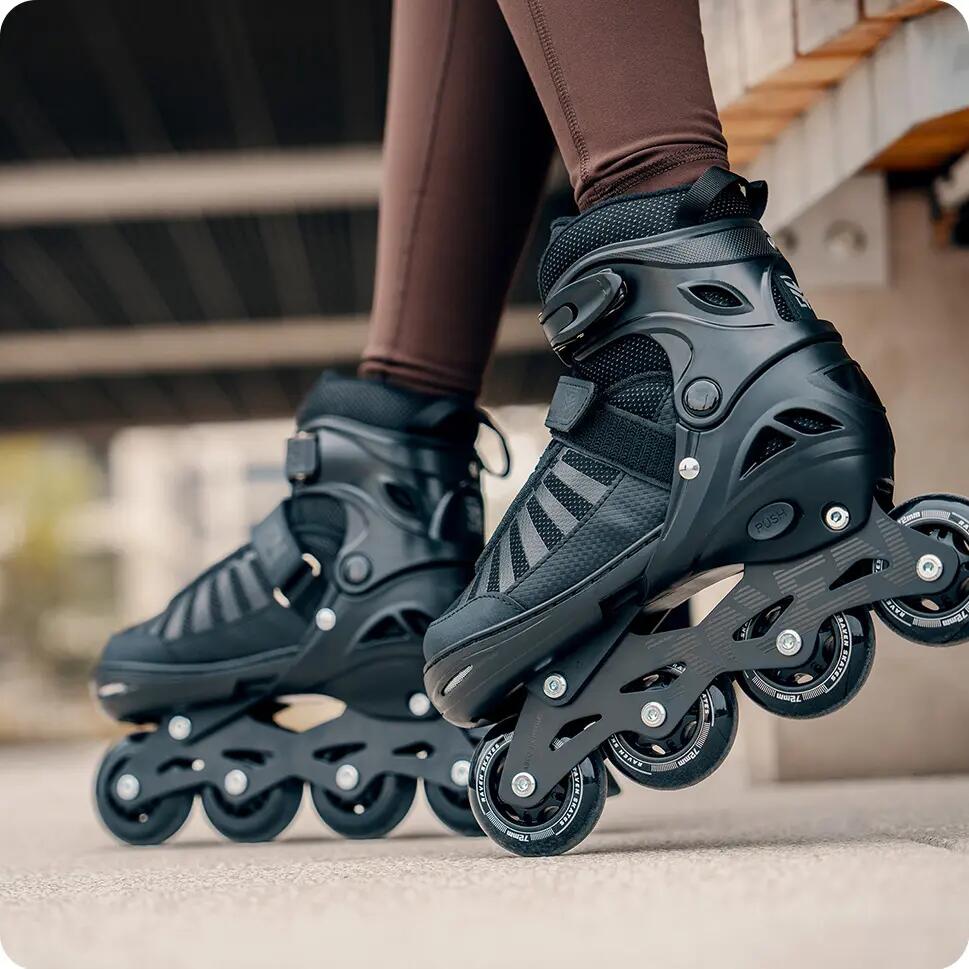 Raven Oxen Patins à roulettes ajustables 2in1 Hockey 9/10