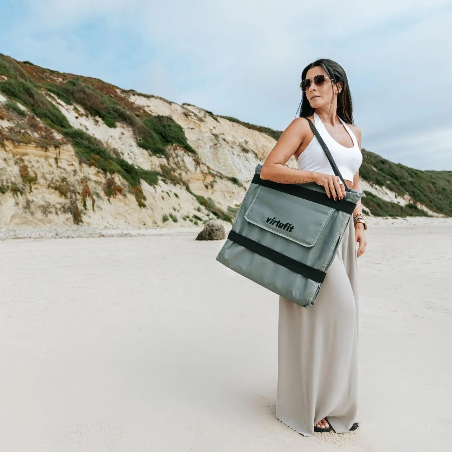 Tapis de plage - Noir 2/8