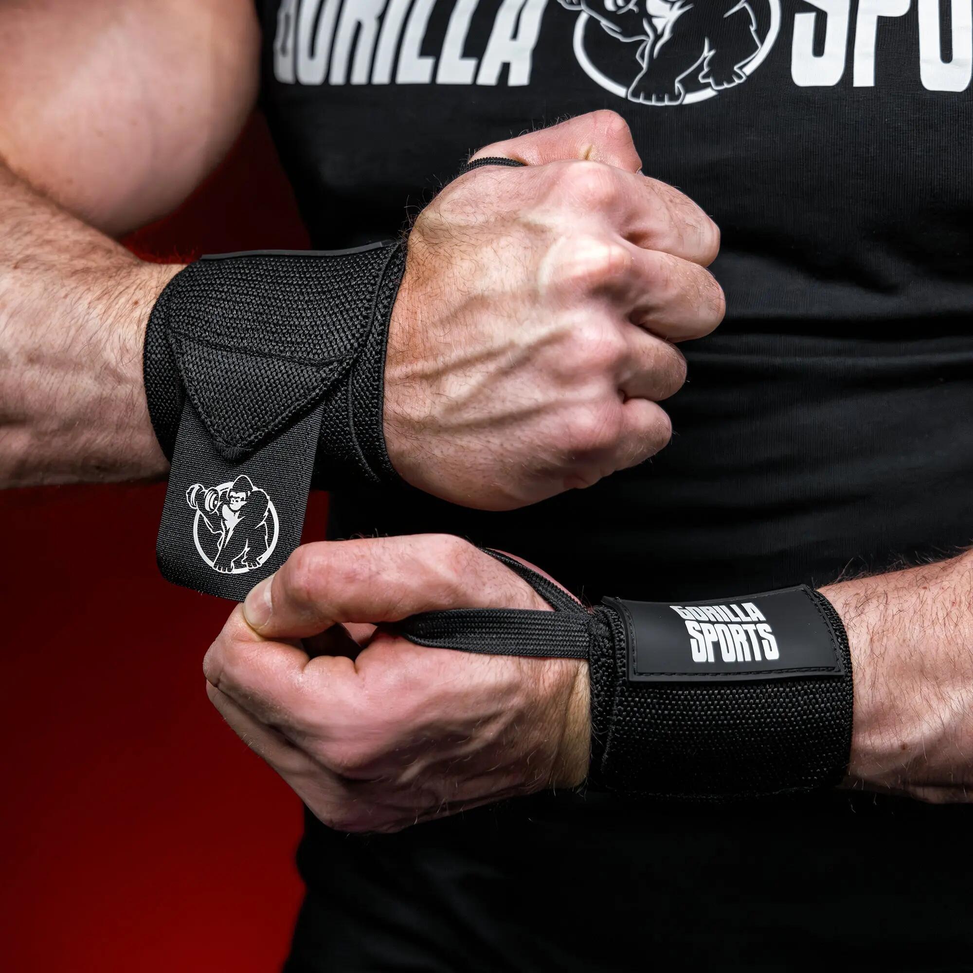 Handgelenk Bandagen - 2er Set, 45 x 8cm, Handgelenkstütze, Gym Wrist Wraps 7/7