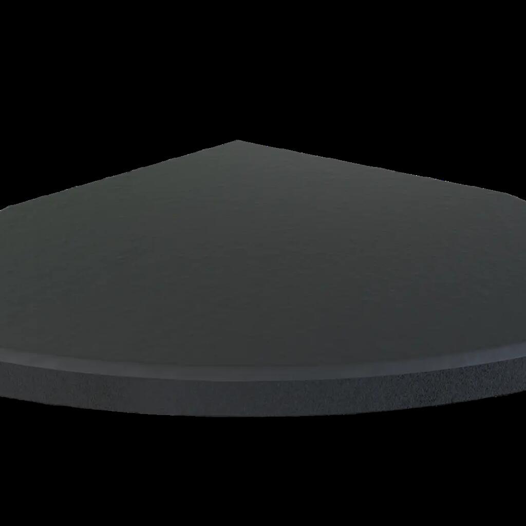Rubber Tile Corner Profile Pro - 20 x 20 x 2 cm