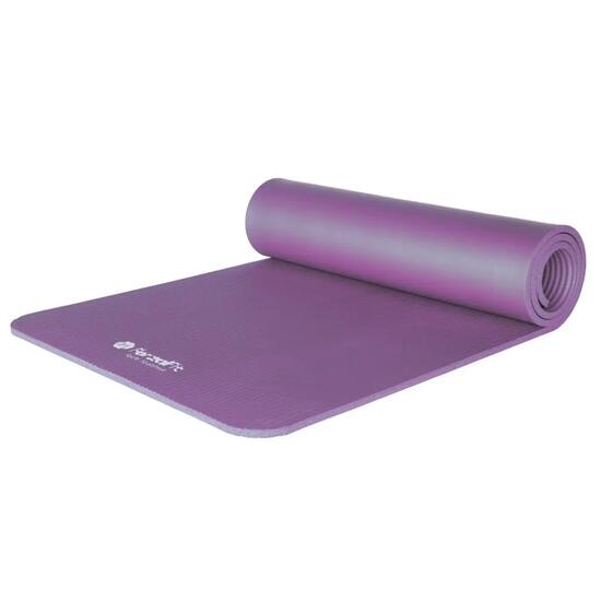 Tapis de yoga IVOL avec sangle de transport - Extra épais (10 mm) - Violet