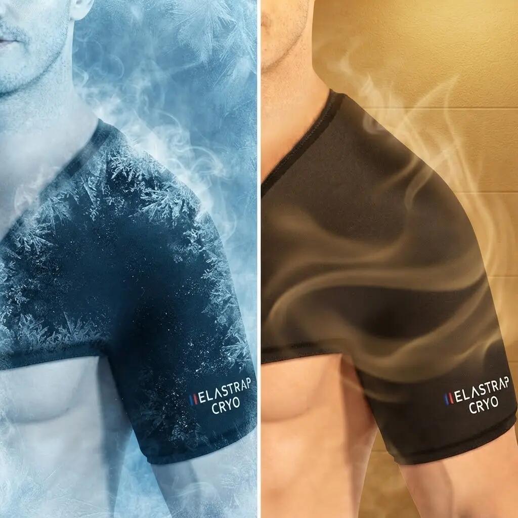 Cryotherapie-schouderbandage – Warm/koud-gel – Schouderbrace – Herstel 5/10