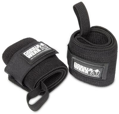 Wrist wraps basic - zwart/wit