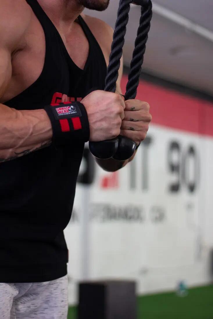 Wrist Wraps Ultra - Zwart/Rood 5/7