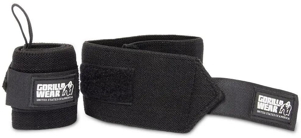 Wrist Wraps Basic - Preto/Branco 3/7