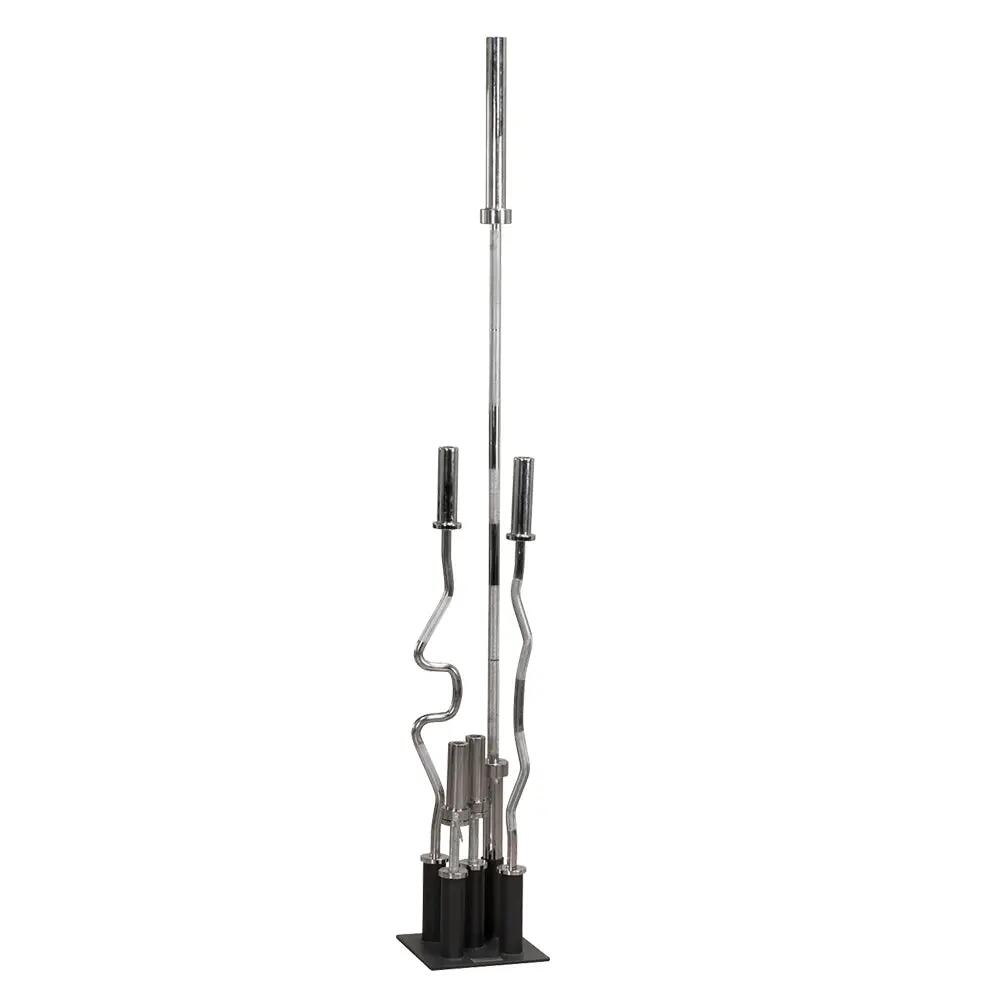 Suporte para barras olímpicas GOBH5 para fitness e treino de força 3/3