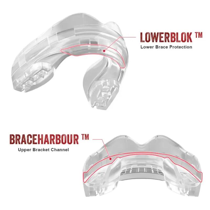 Protège-dents SafeJawz Ortho Series transparent pour appareils 3/7