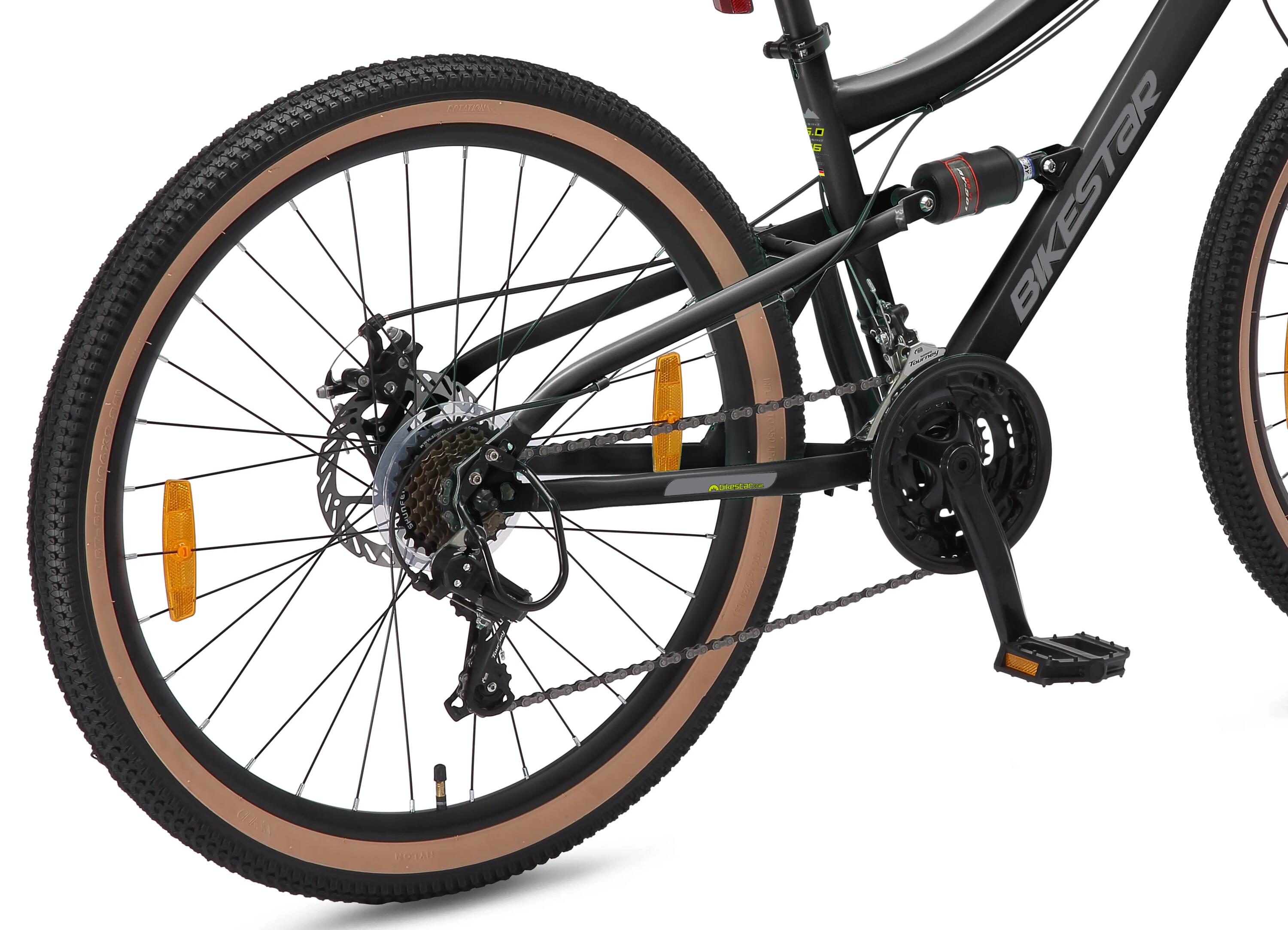 VTT 26", tout suspendu, 21 vitesses, frein à disque 13/14