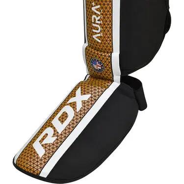 SHIN INSTEP AURA PLUS T-17 SCHWARZ-GOLD – XL 3/6