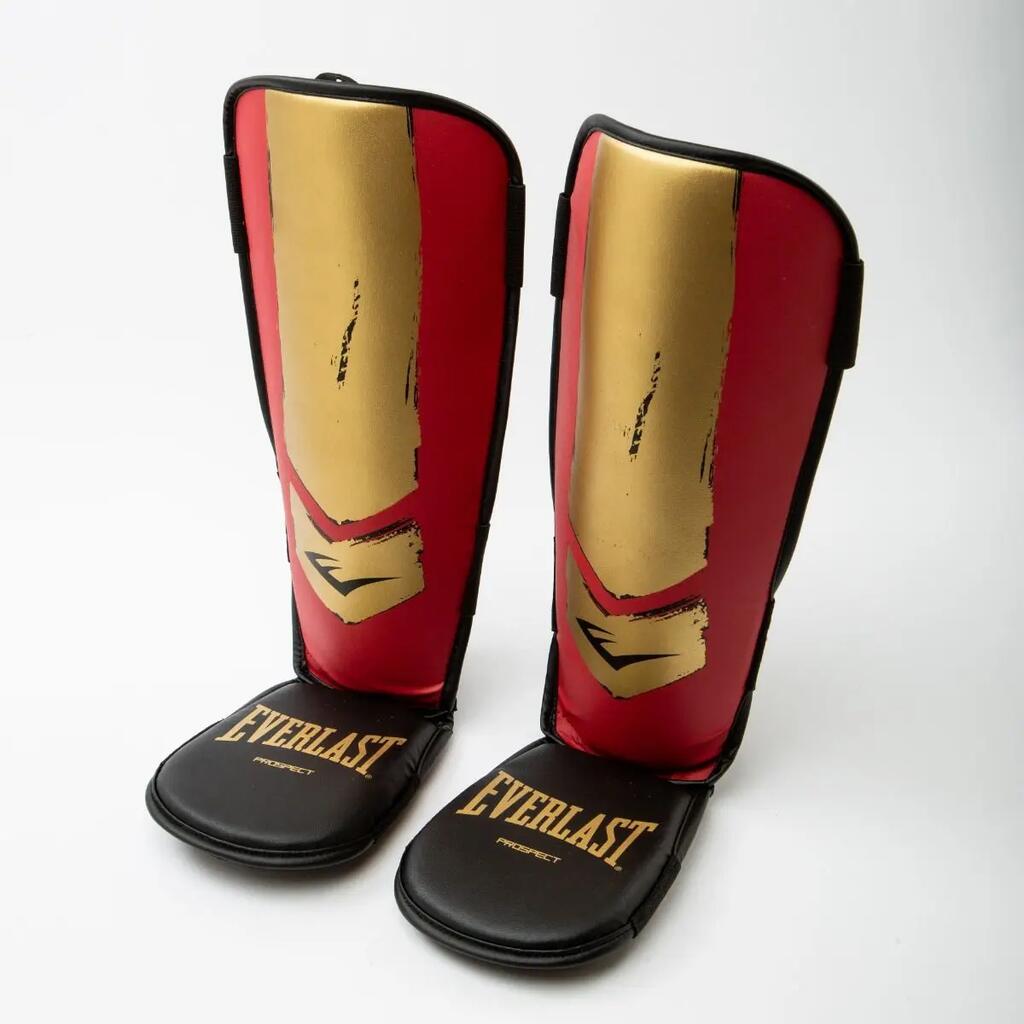 Prospect Youth Shin Guards - Red/Gold
