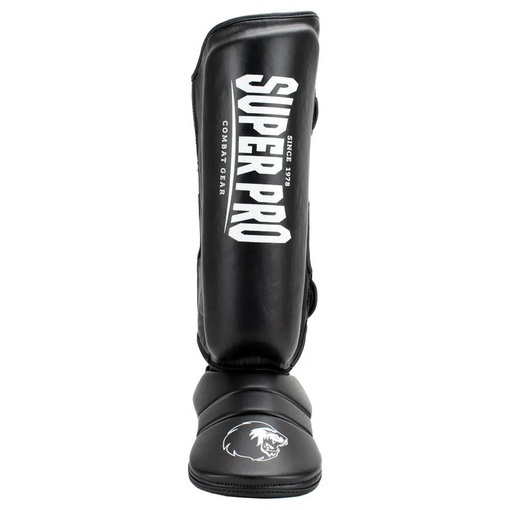 Protège-tibias de kick-boxing - Protector - Noir/Blanc 2/5
