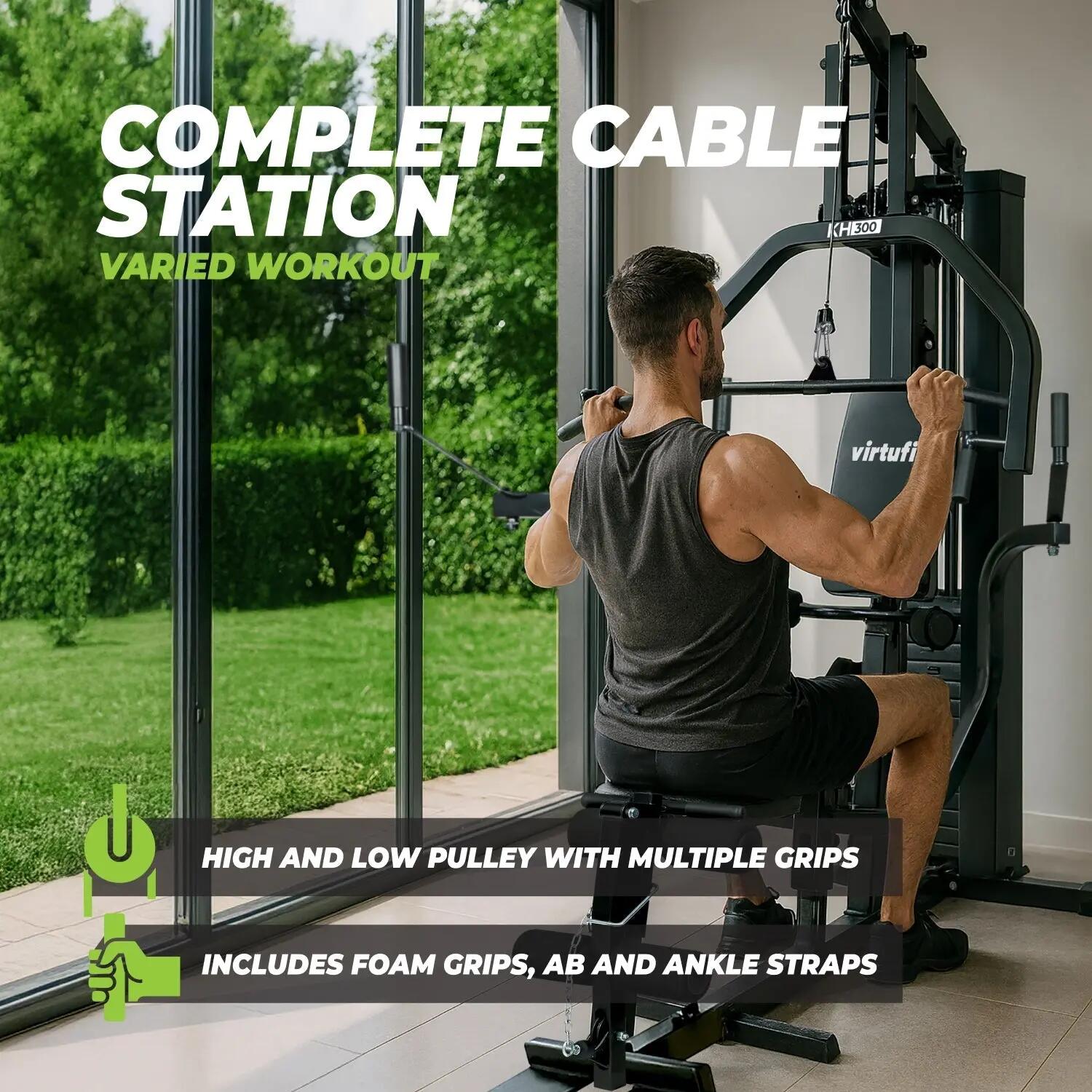 KH350 multifunkciós fitnesz center lábtoló géppel 4/7