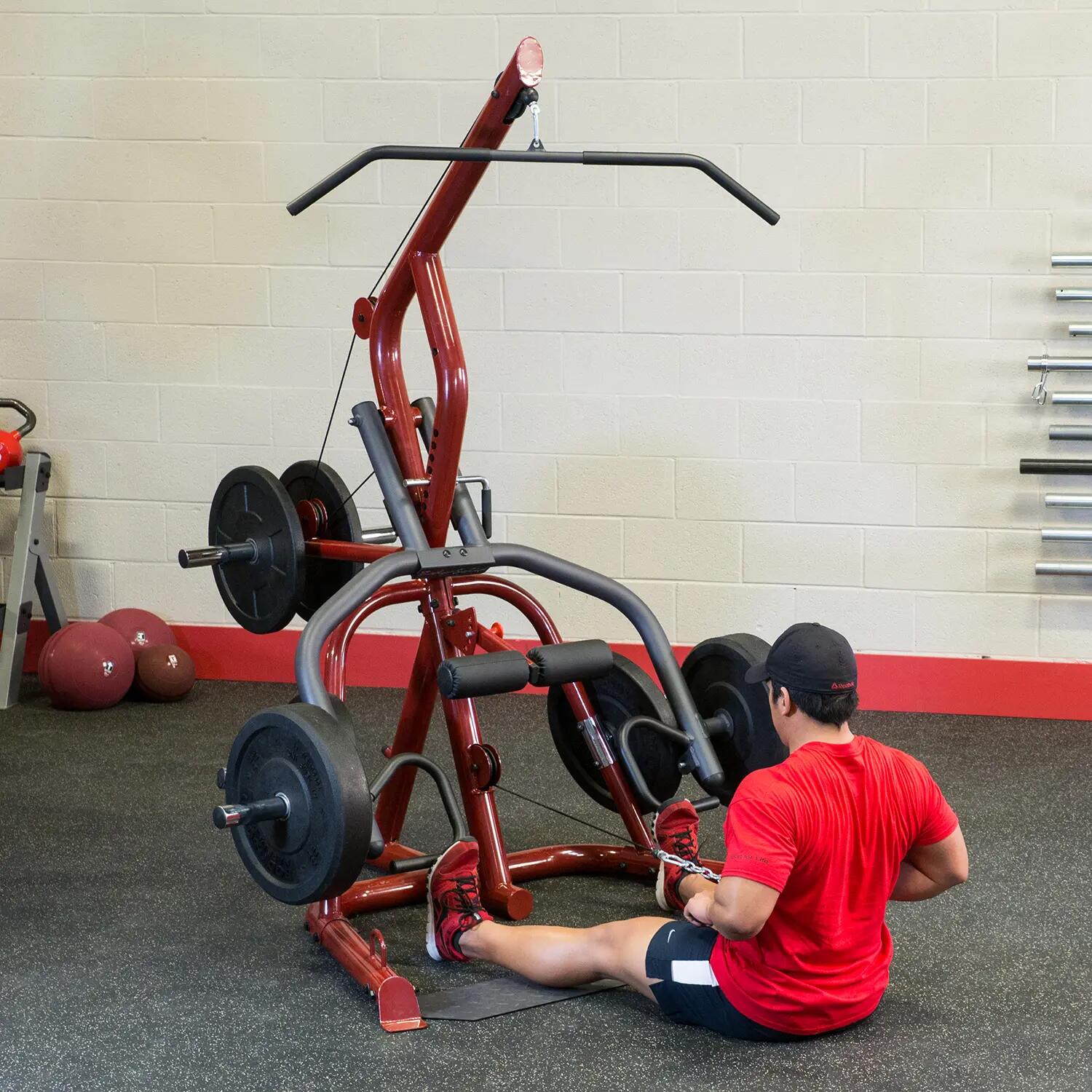 Corner leverage gym GLGS100 pour fitness et musculation 3/4