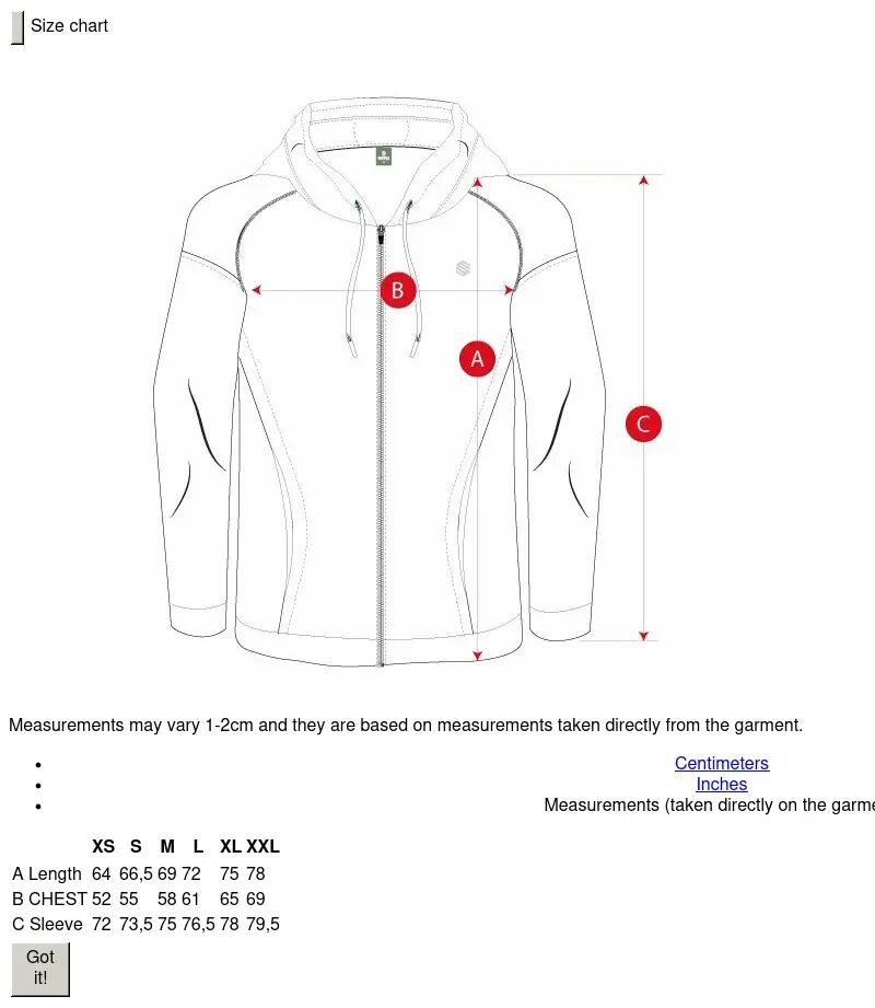 Męska rozpinana bluza treningowa z kapturem Fitness Siroko Intrepid 7/8