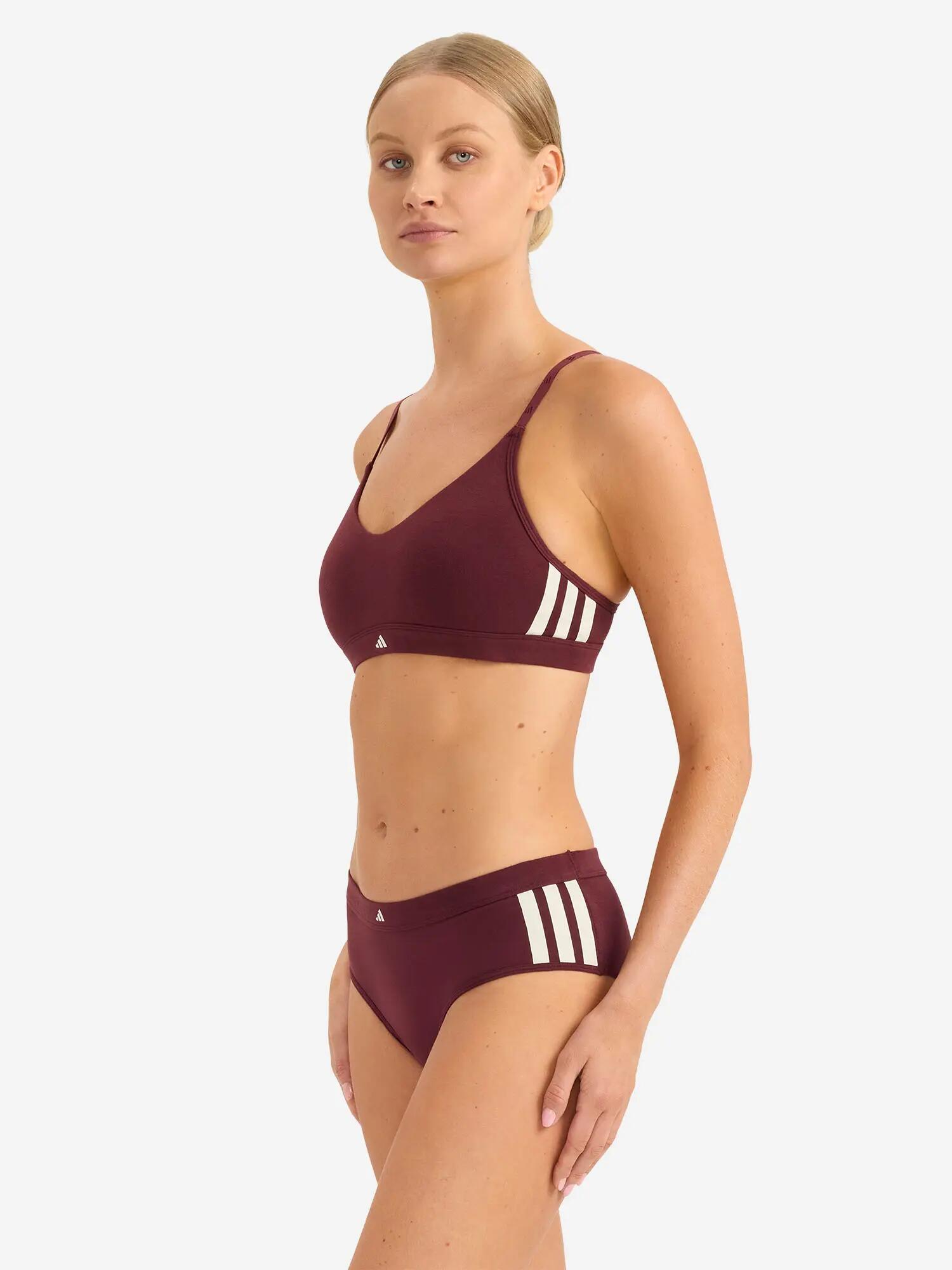Hipster bequeme Panty Damen - Sport Active Essentials Cotton 3 Stripes 6/7