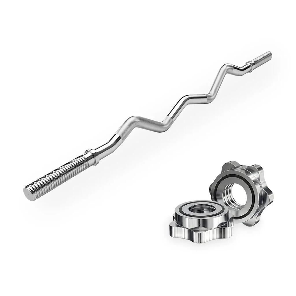 Curl Bar - EZ Barbell - 120 cm Screw - 30 mm