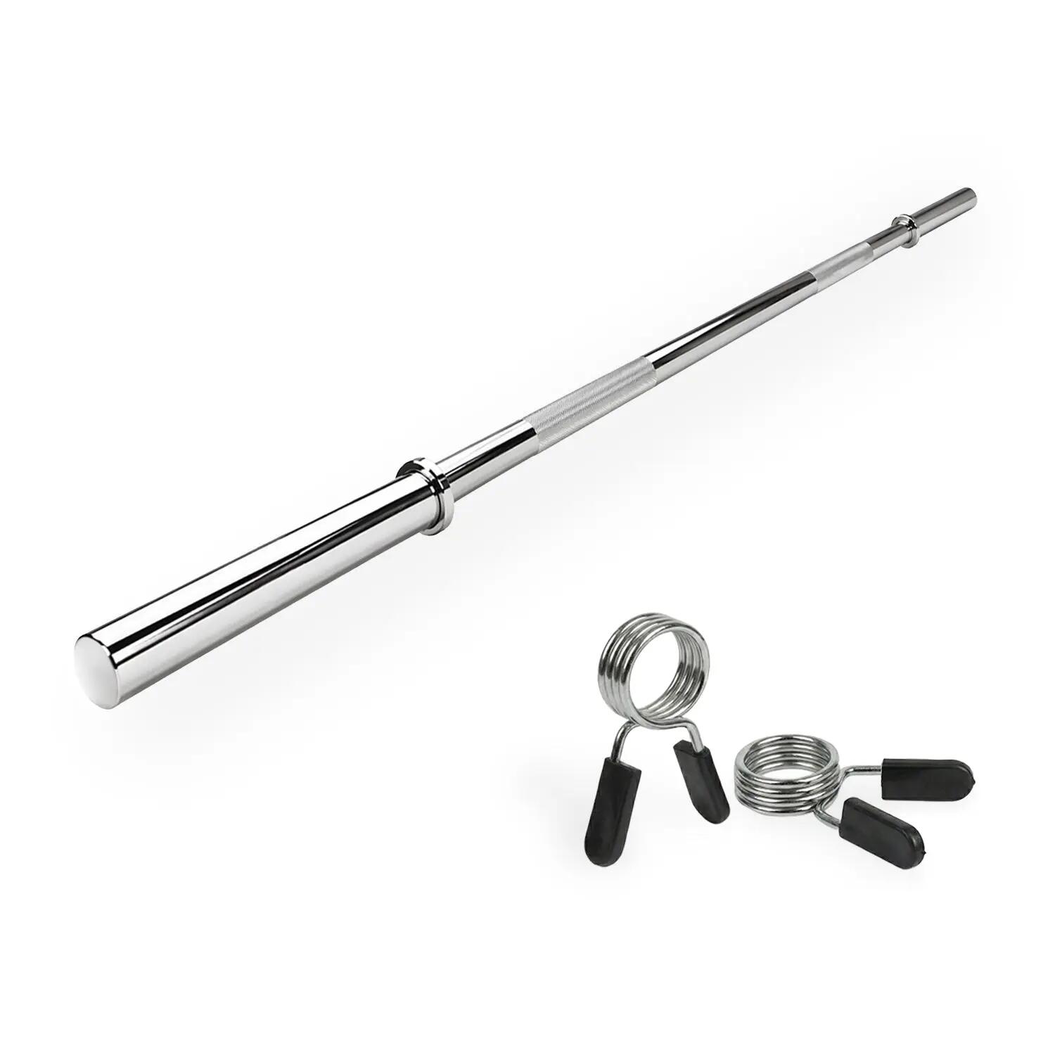 Barre d'haltères  - 120 cm - Fermeture à ressort - 30 mm 1/3