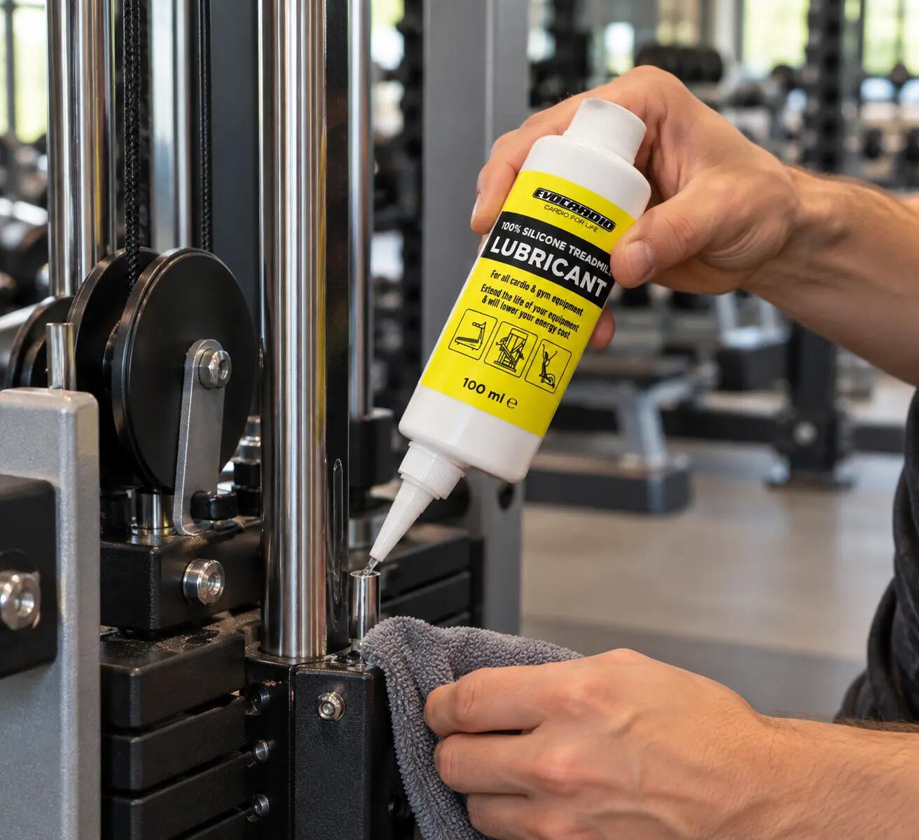 Lubricante de silicona LB100 para fitness y cardio 3/3